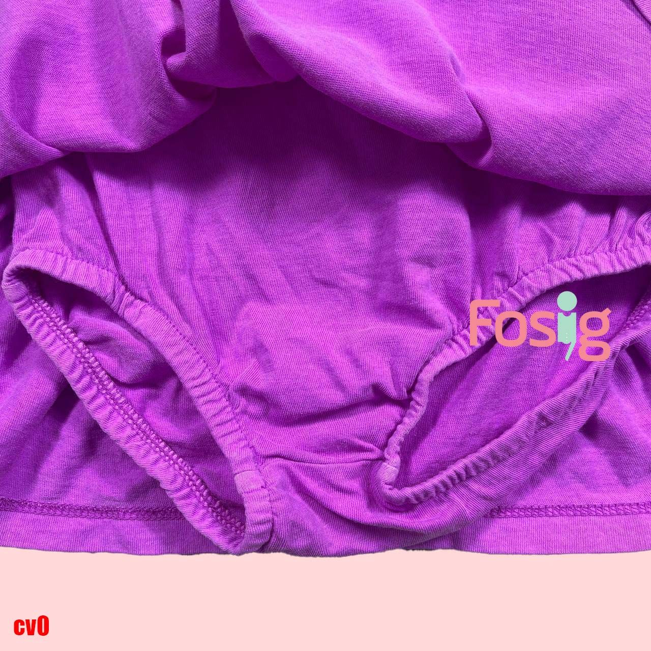 Chân váy thun cotton- Tím CV0