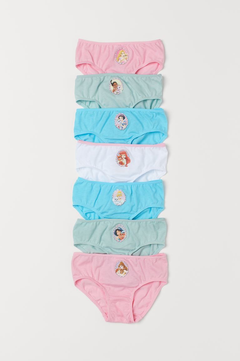 8-14kg; 2T-6T Set 7 quần chip tam giác Hm cho bé gái thung thun ren đáng yêu- S7CTG