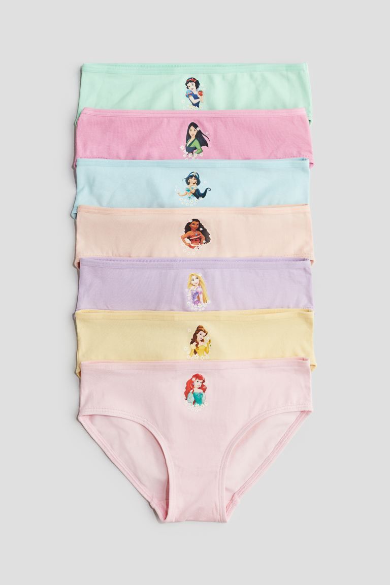 8-14kg; 2T-6T Set 7 quần chip tam giác Hm cho bé gái thung thun ren đáng yêu- S7CTG