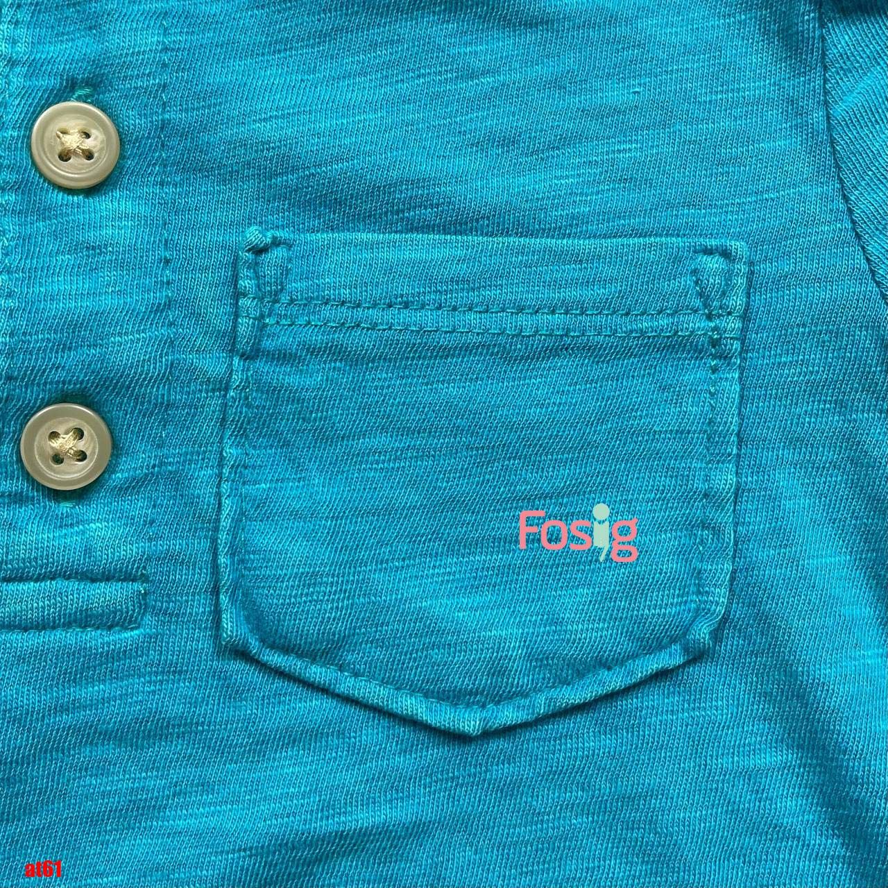 10-15kg Áo thun có cổ bé trai polo ON- Xanh bích AT