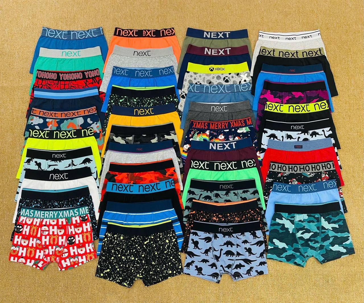 12-30kg 3T-10T Set 5 quần boxer bé trai- S5Q01