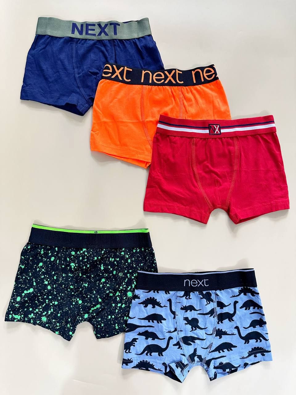 12-30kg 3T-10T Set 5 quần boxer bé trai- S5Q01