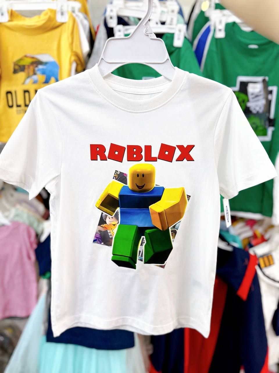 25-30kg; 35-45kg XS-2XL Set 3 áo ROBLOX, áo minecraft tay ngắn xịn. Tự tin, Cực ngầu- S3A17