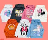  [25-30kg] Áo Hoodie Nỉ PM Bé Trai - Trắng Mickey Mouse 