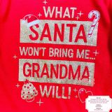  [9-17kg] Áo Thun Tay Dài PL Bé Gái - Đỏ Santa Grandma 