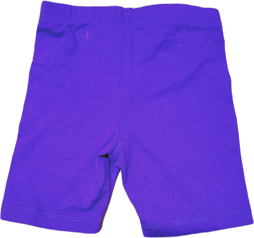 Quần Legging Lửng Bé Gái - Tím Đậm Trơn