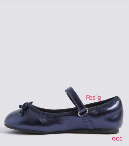  [13cm] Giày Công Chúa Bé Gái MS - Navy Tím 