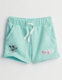  [9-10kg] Quần Short Da Cá Bé Gái GP - Xanh Ngọc Mickey 