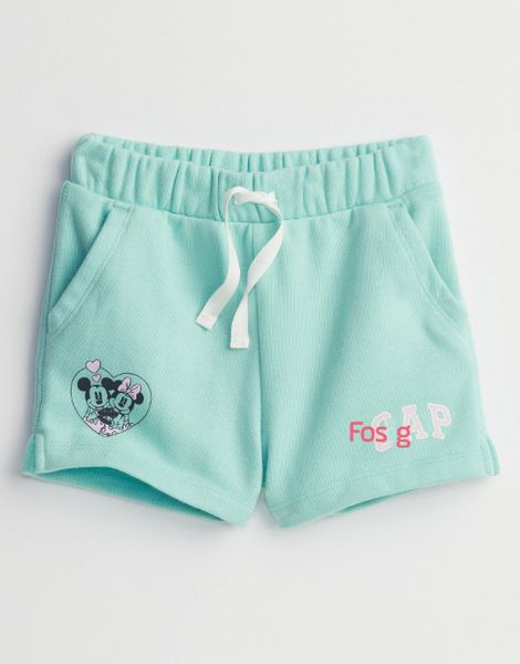  [9-10kg] Quần Short Da Cá Bé Gái GP - Xanh Ngọc Mickey 