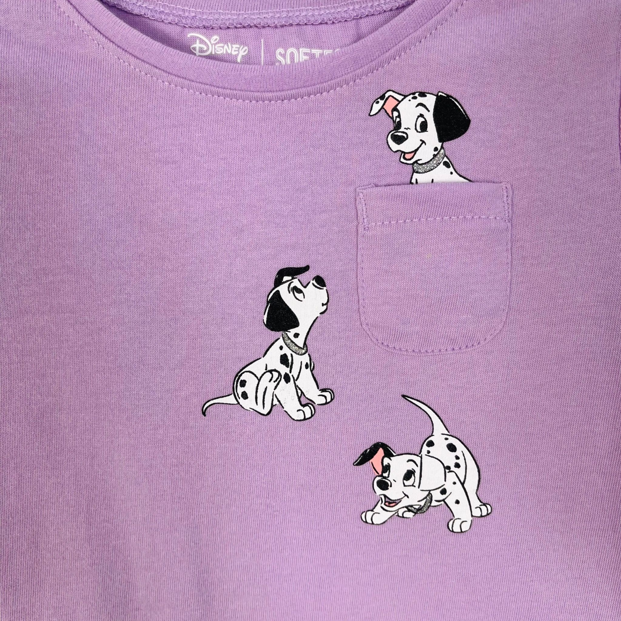 8-19kg; 12M-5T Áo thun tay dài bé gái JB- Tím chó đốm A113