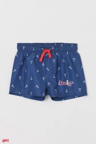  [16-17kg] Quần Short Bơi Co Giãn Bé Trai HM140 - Navy Mỏ Neo 