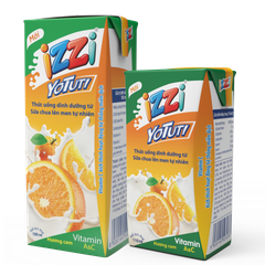 SỮA CHUA UỐNG IZZI YOTUTI HƯƠNG CAM 180ML