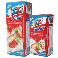 SỮA CHUA UỐNG IZZI YOTUTI HƯƠNG DÂU 110ML