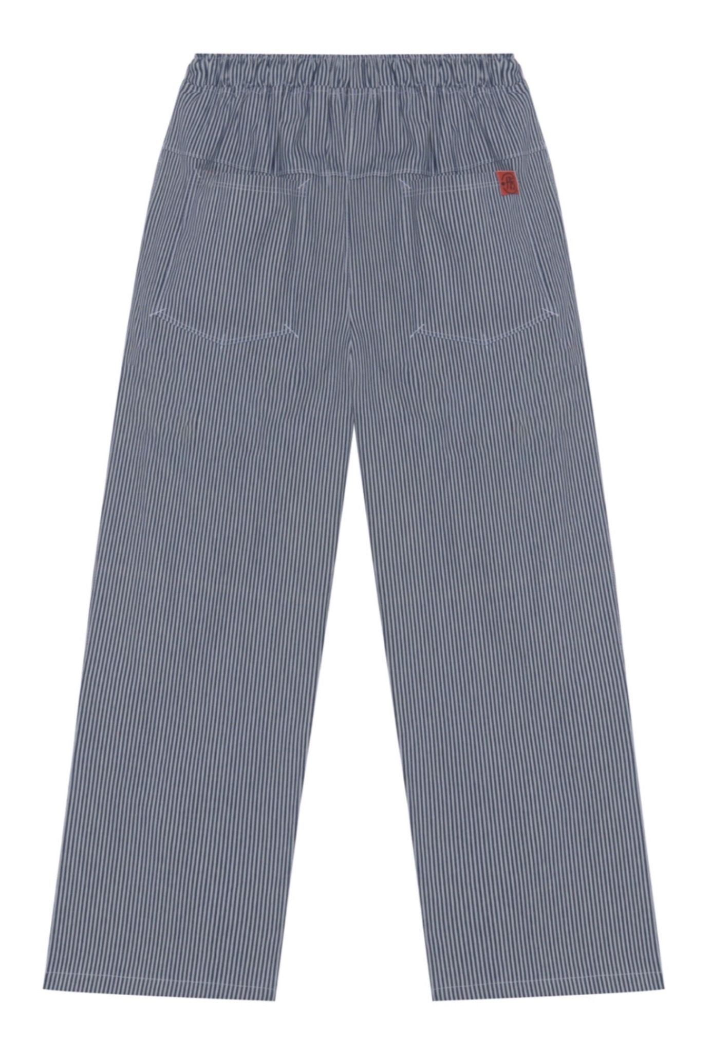 Denim Striped Pants