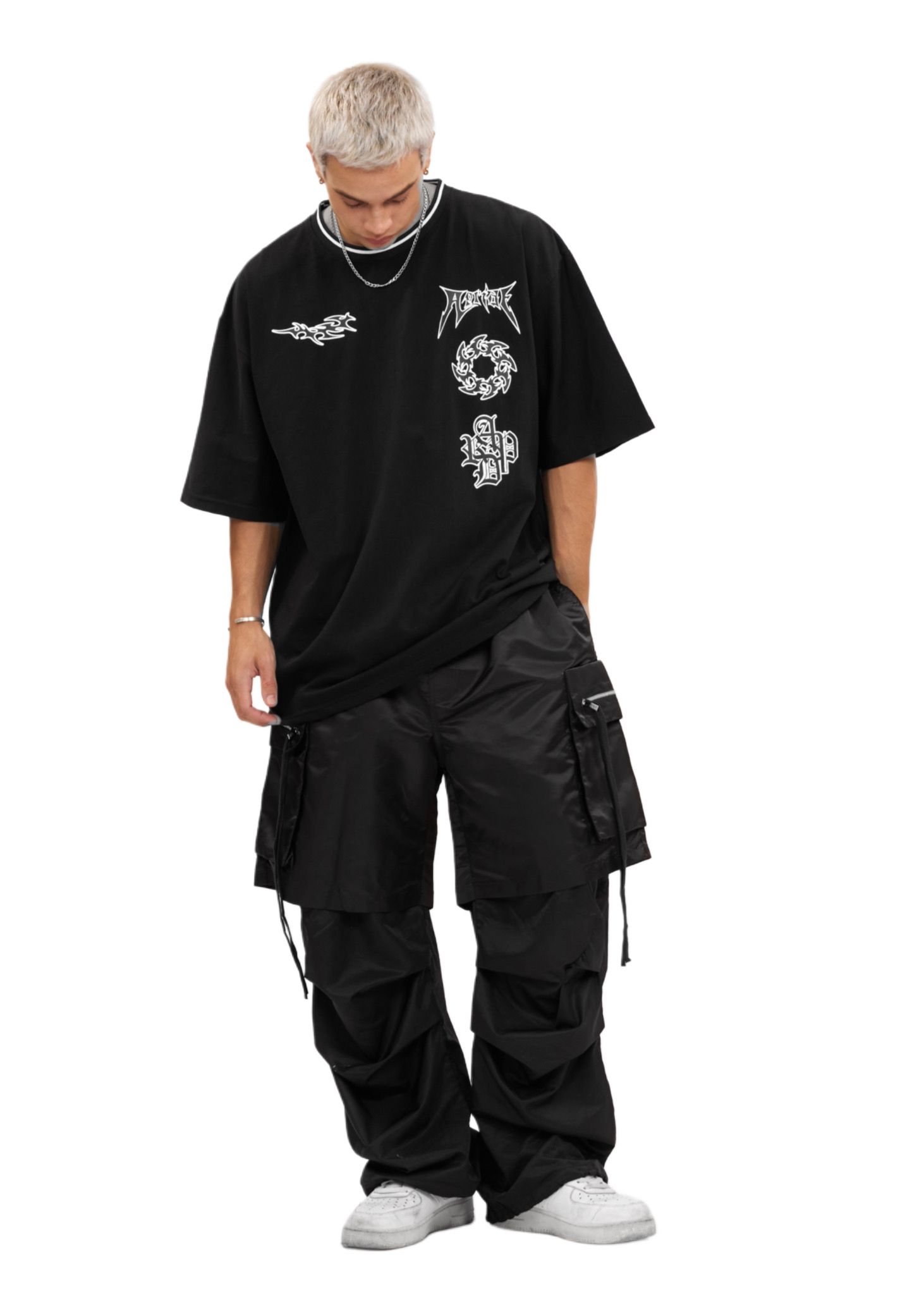 spiky punk tee