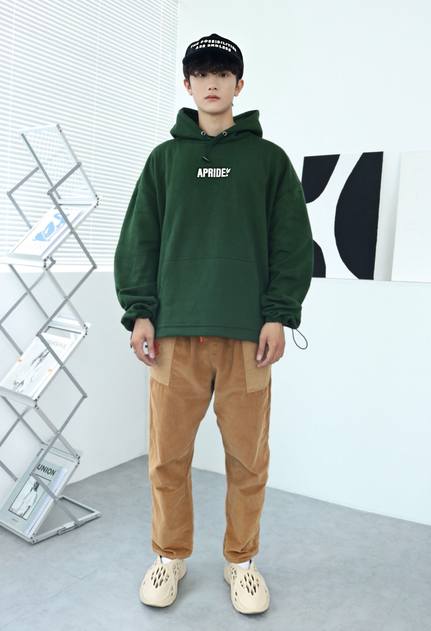 Apride Hoodies Basic Emerald Green