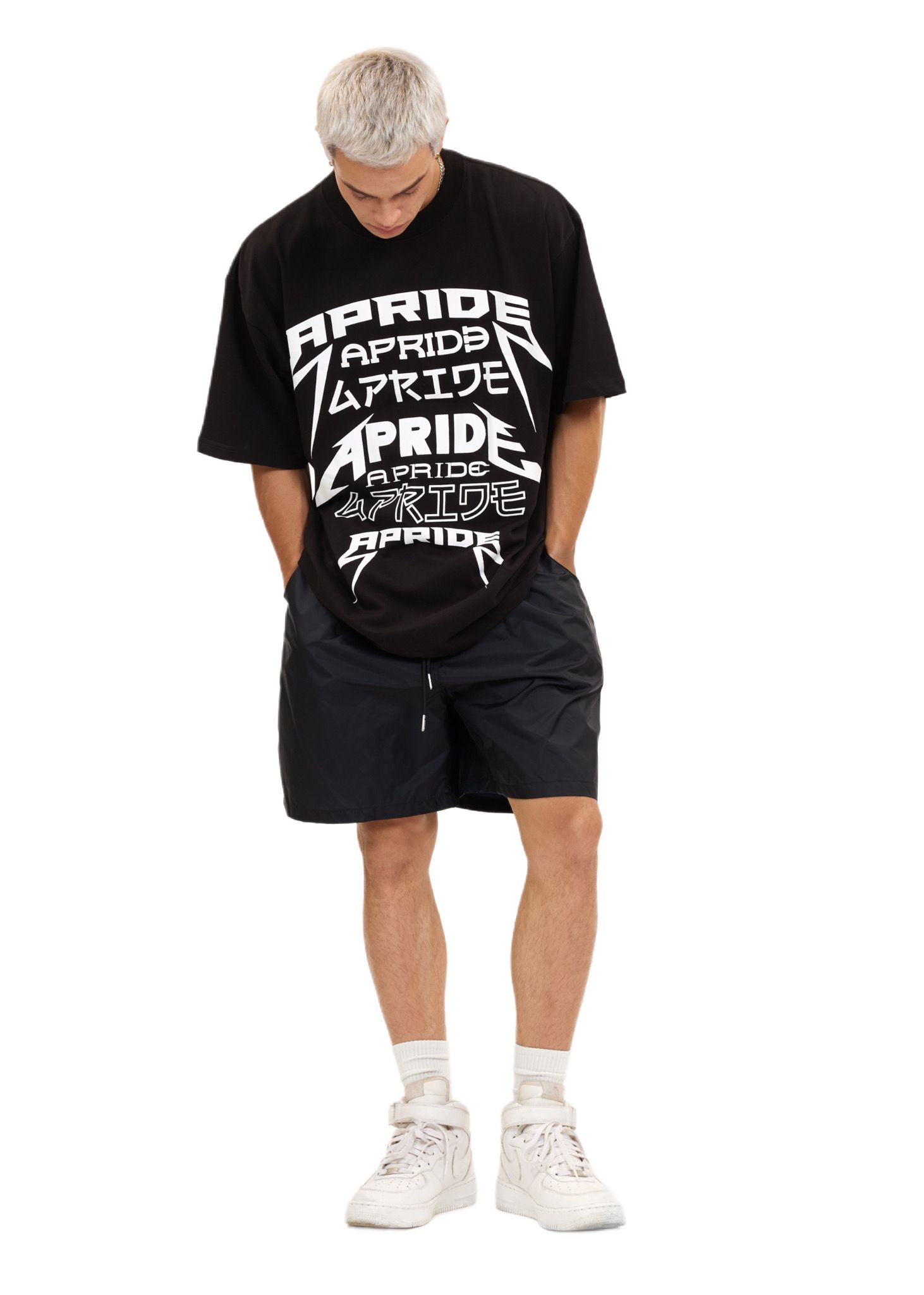 Apride DaFont Spiky Tee - Black