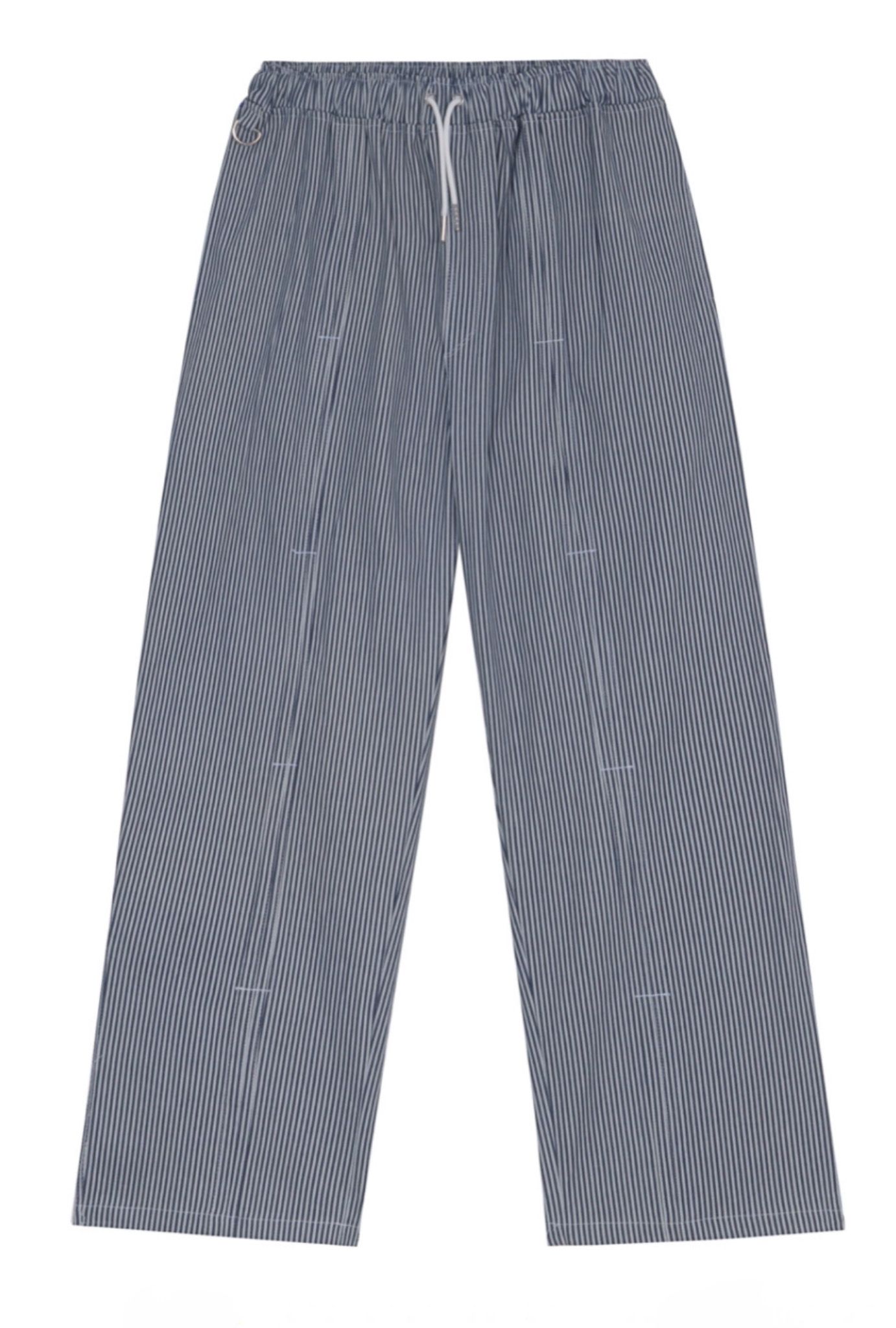 Denim Striped Pants