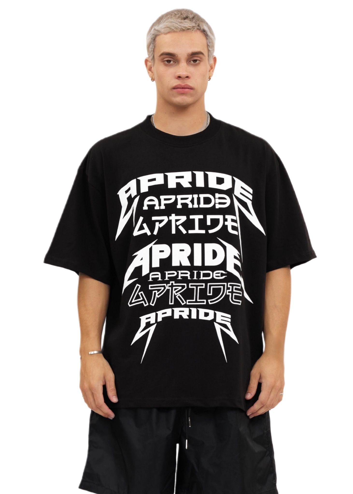Apride DaFont Spiky Tee - Black