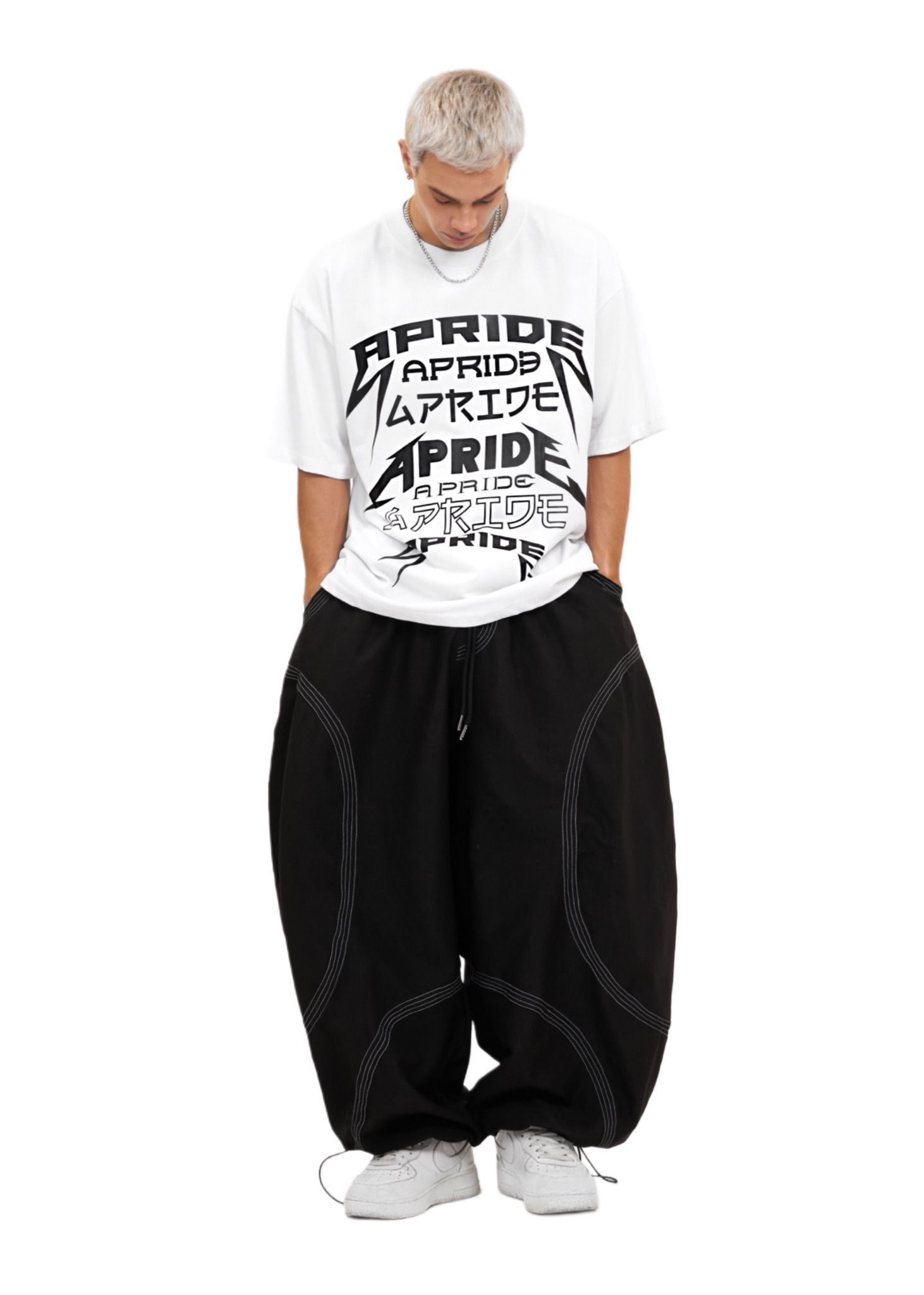 Apride DaFont Spiky Tee - White
