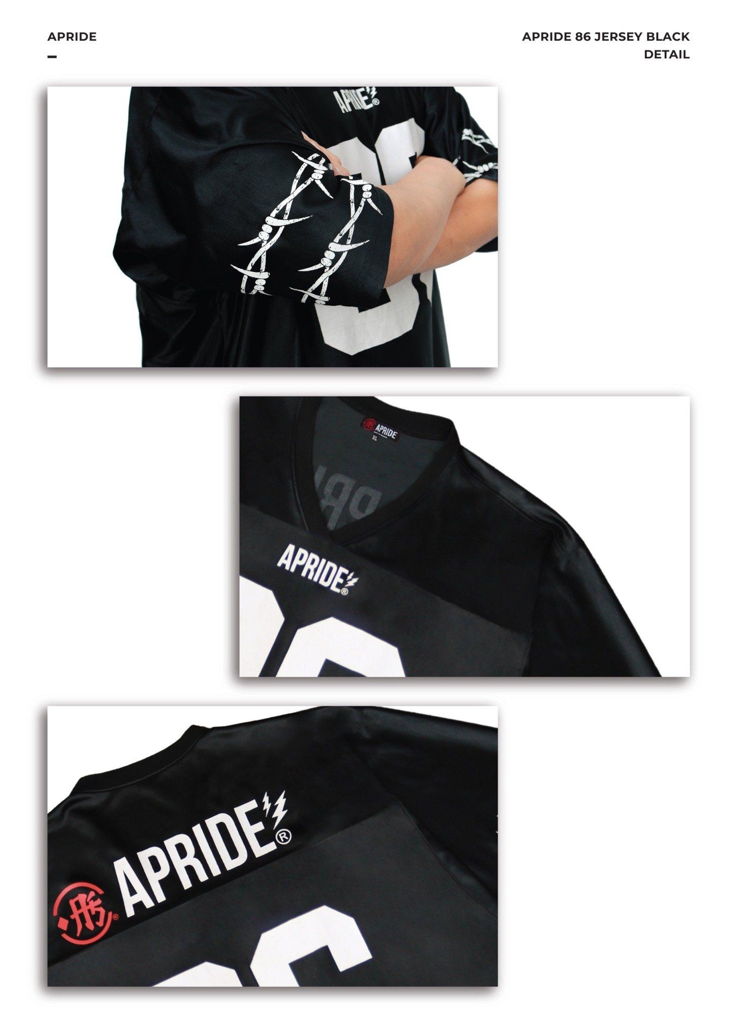 Apride Jersey 86 - Black
