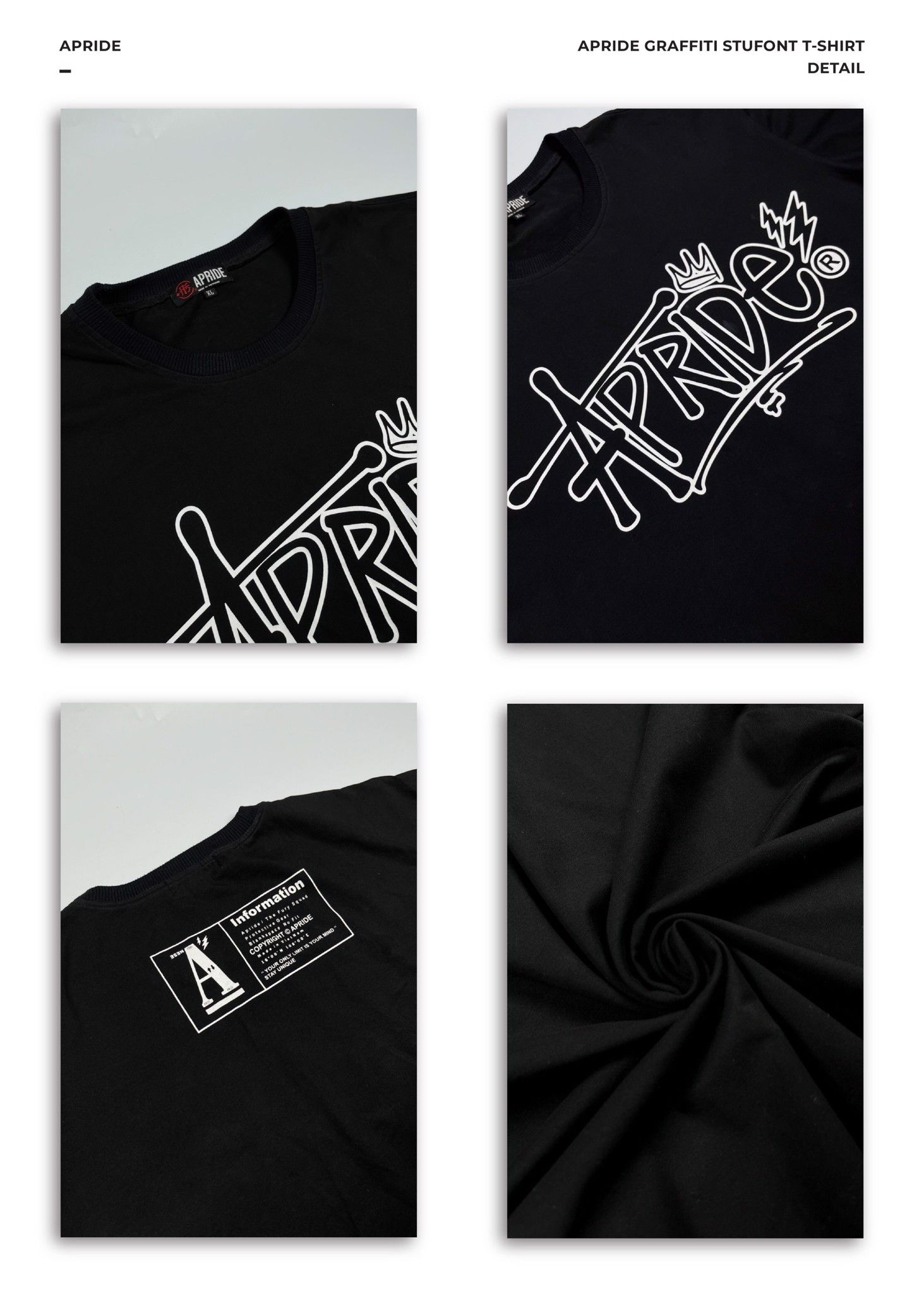 Apride Graffiti Stufont T-shirts