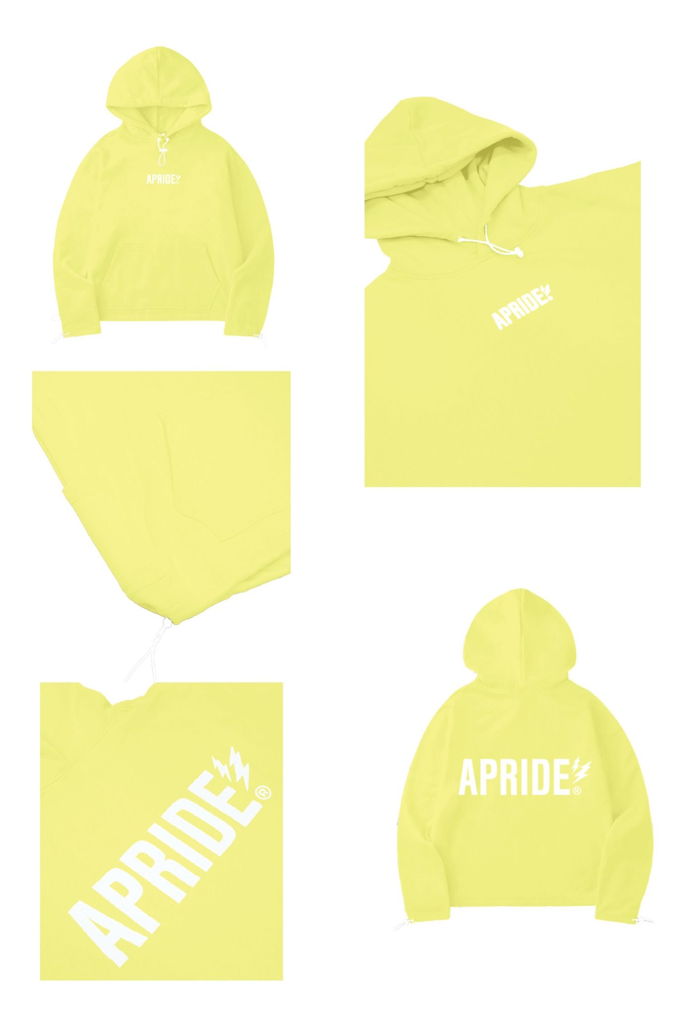  Apride Hoodies Basic Canary Yellow 