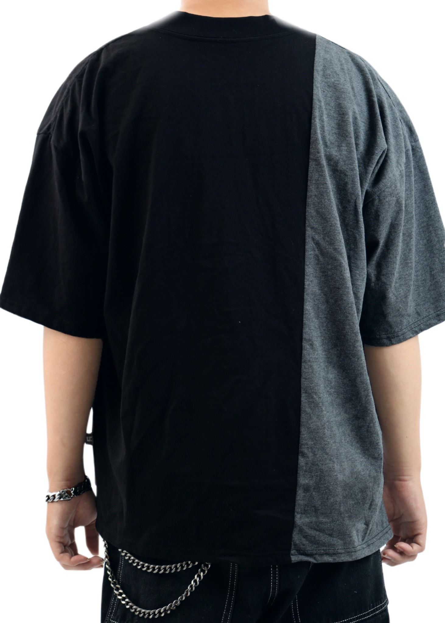 Apride Patch Tee - Black & Grey