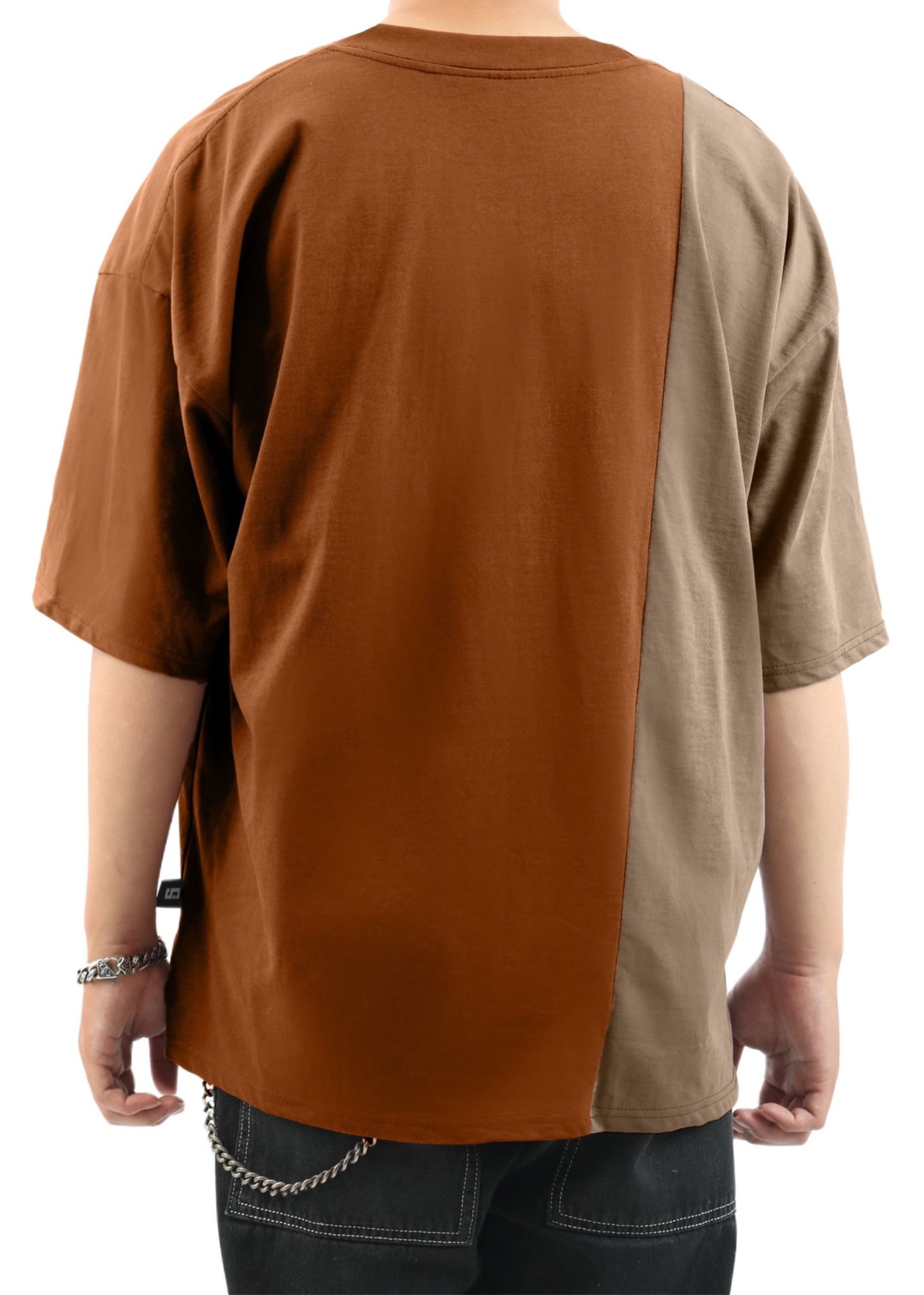 Apride Patch Tee - Constalk & Brown