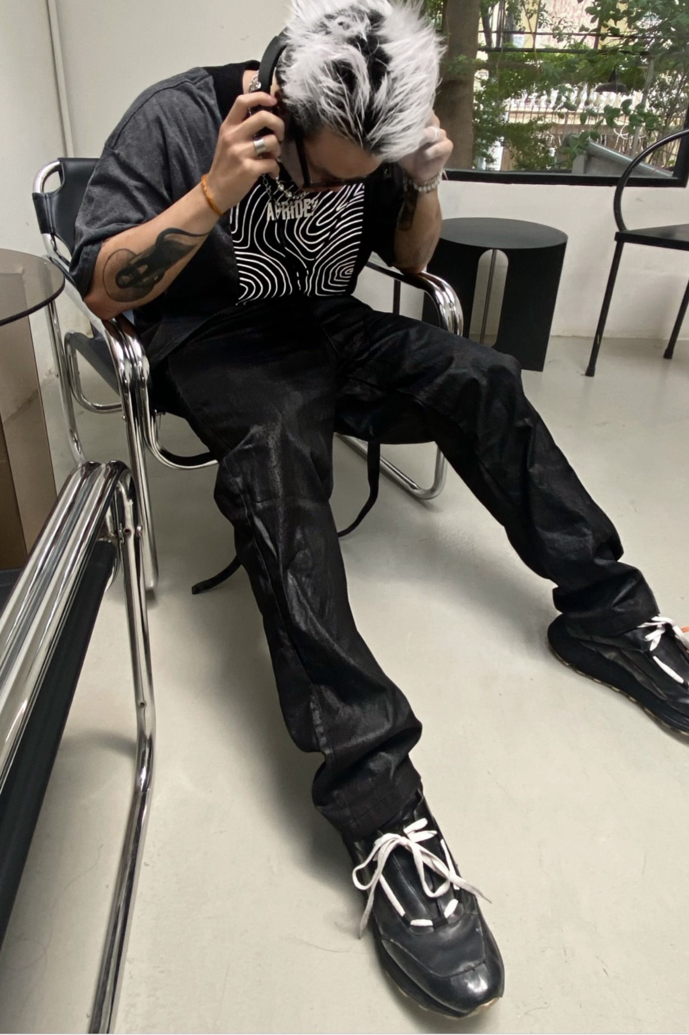 Apride Khaki Waxed Pants