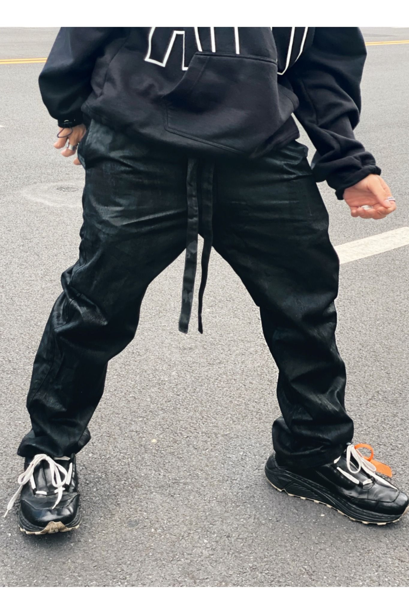 Apride Khaki Waxed Pants