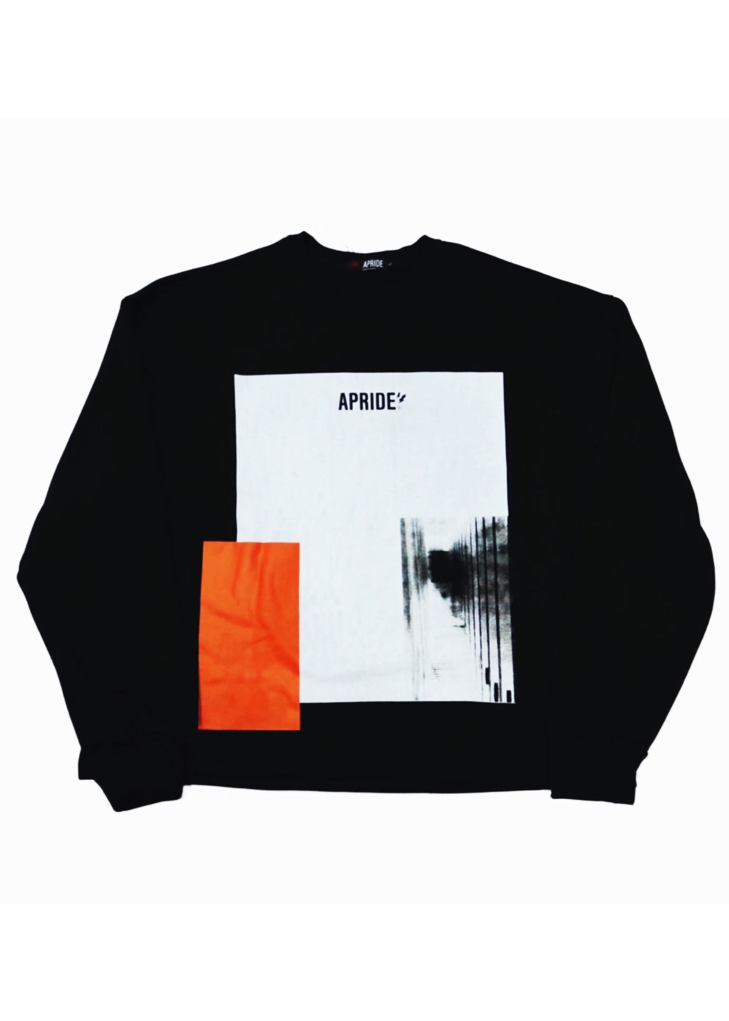 Apride Sweater Brush Art - Black