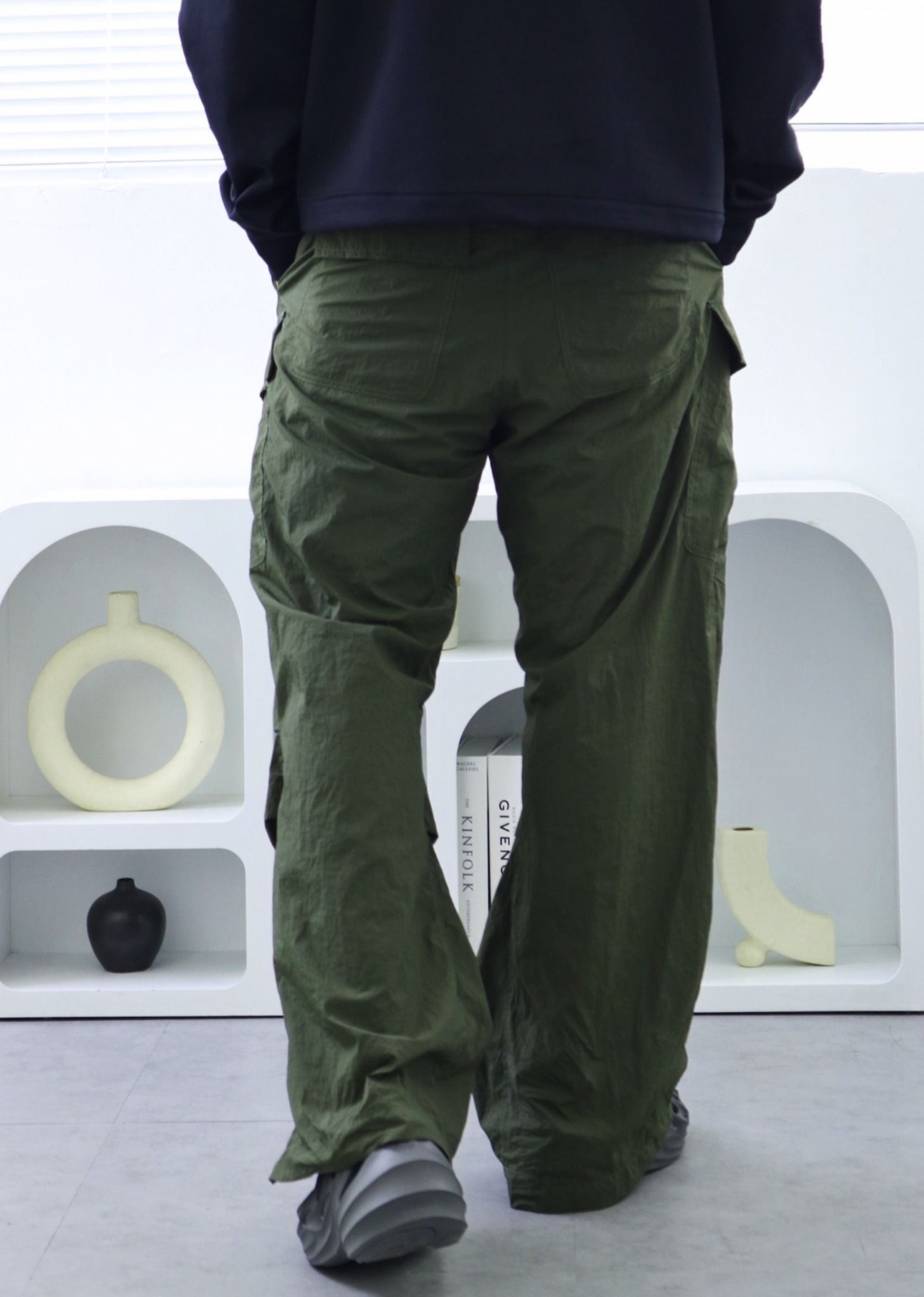 Apride Parachute Pants - Olive