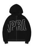  Apride Hoodies Zip APRD - Black 