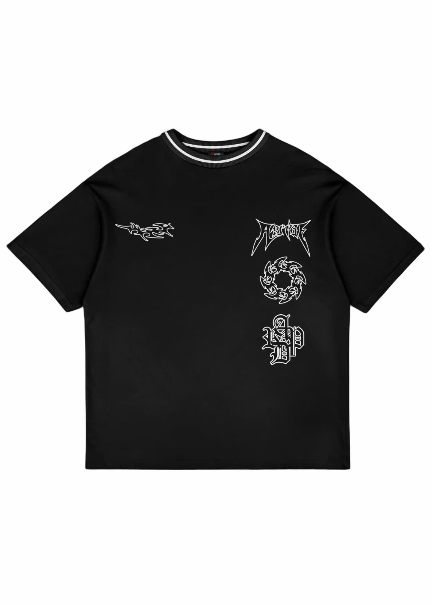 spiky punk tee