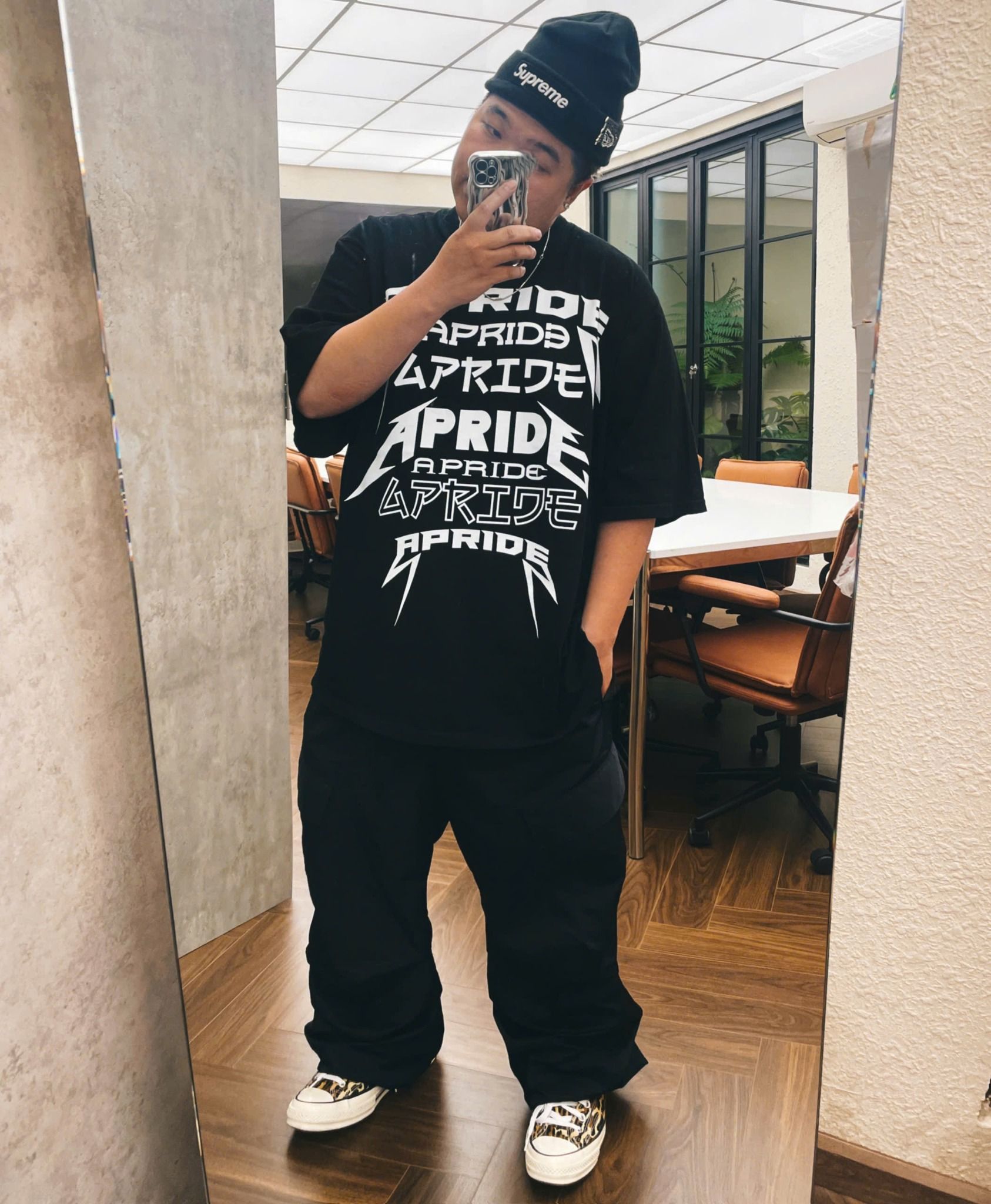 Apride DaFont Spiky Tee - Black
