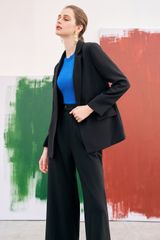 Blazer casual style tuytsy black 1 khuy