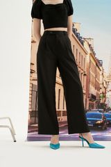 Quần culottes official style tuytsy black