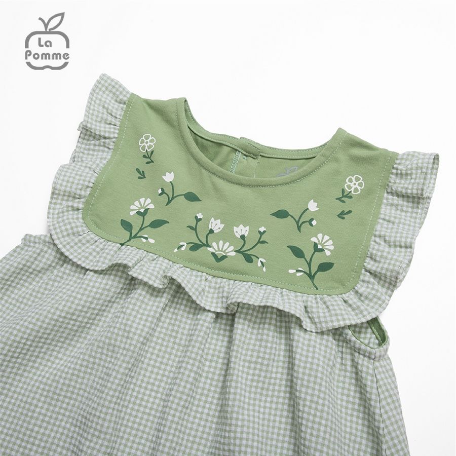 Bộ ba lỗ La Pomme Caro Babydoll - Vàng