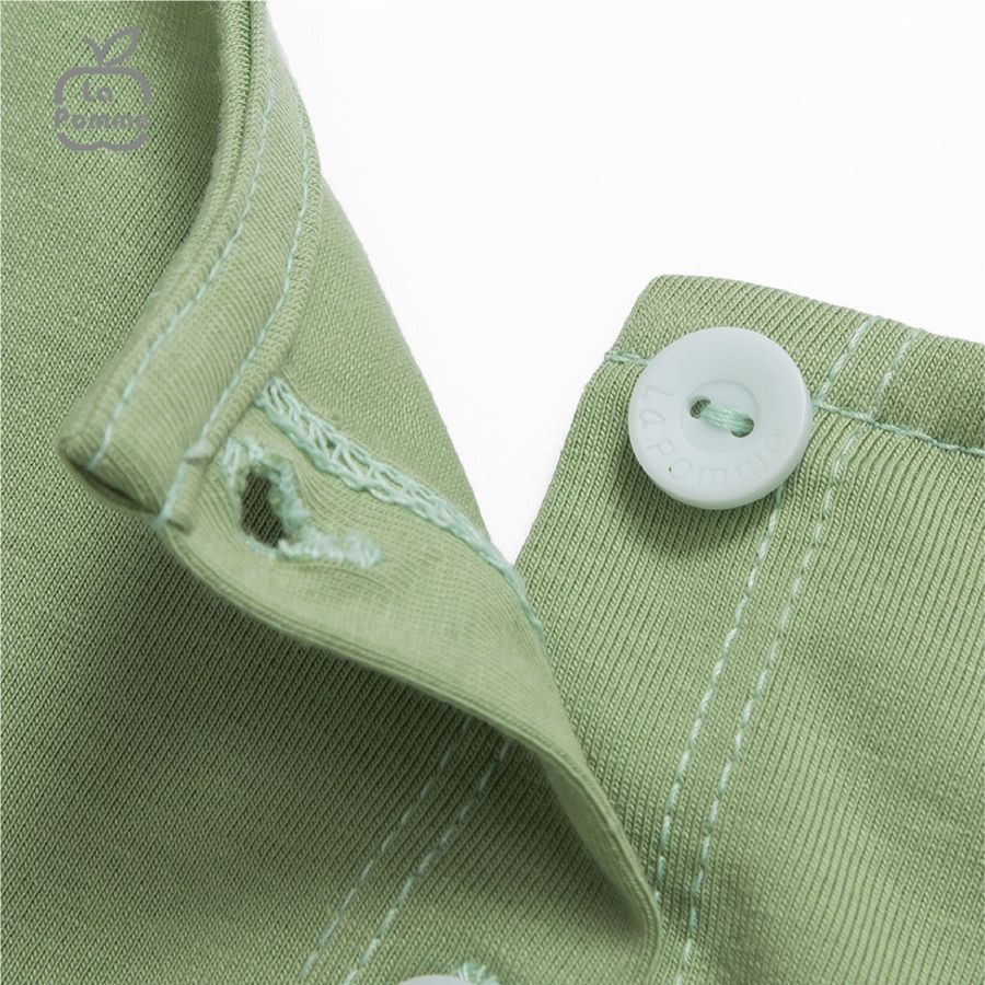 Bộ ba lỗ La Pomme Caro Babydoll - Xanh