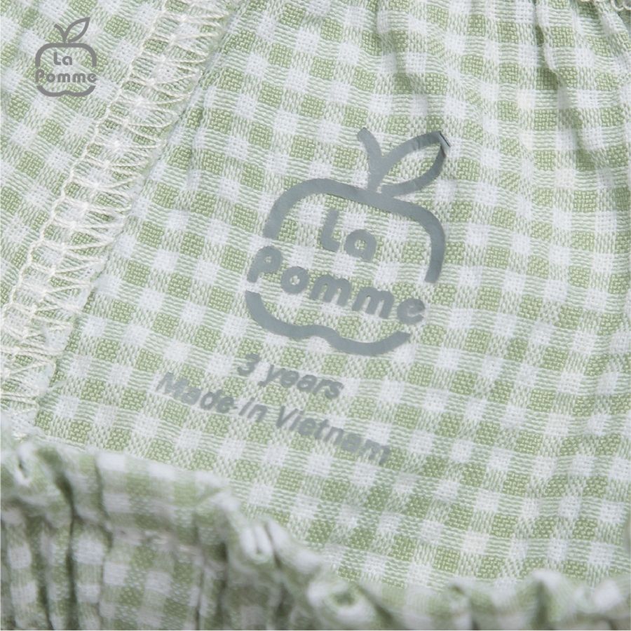 Bộ ba lỗ La Pomme Caro Babydoll - Xanh