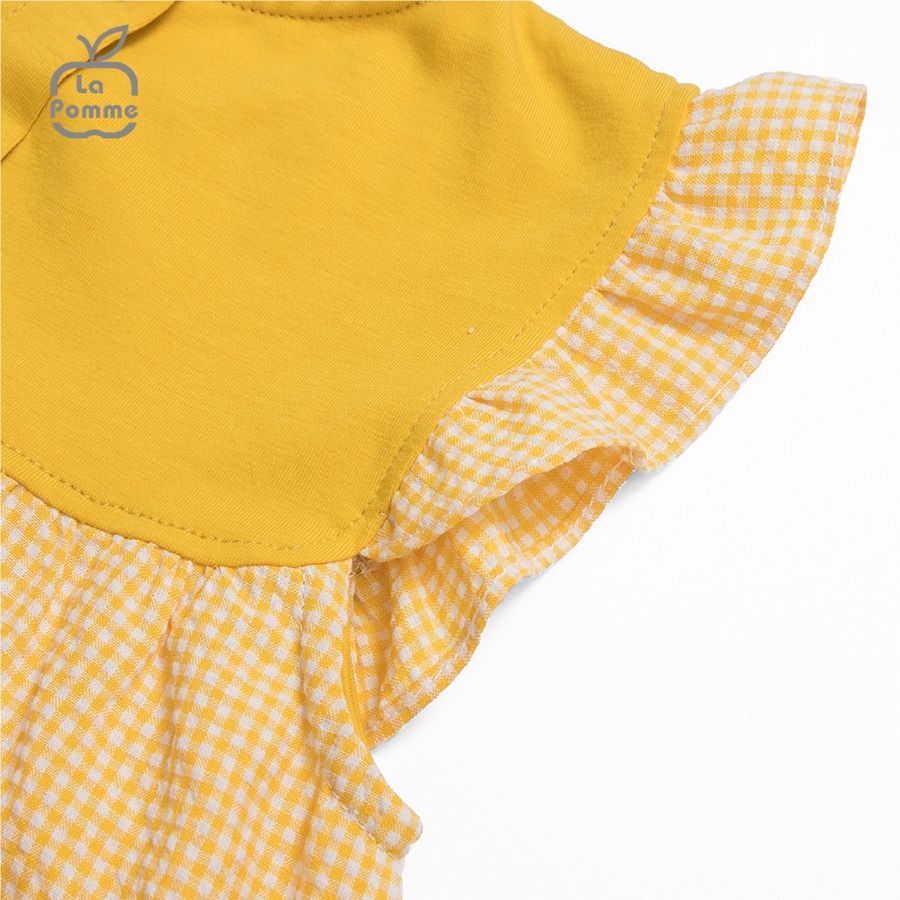 Bộ ba lỗ La Pomme Caro Babydoll - Xanh