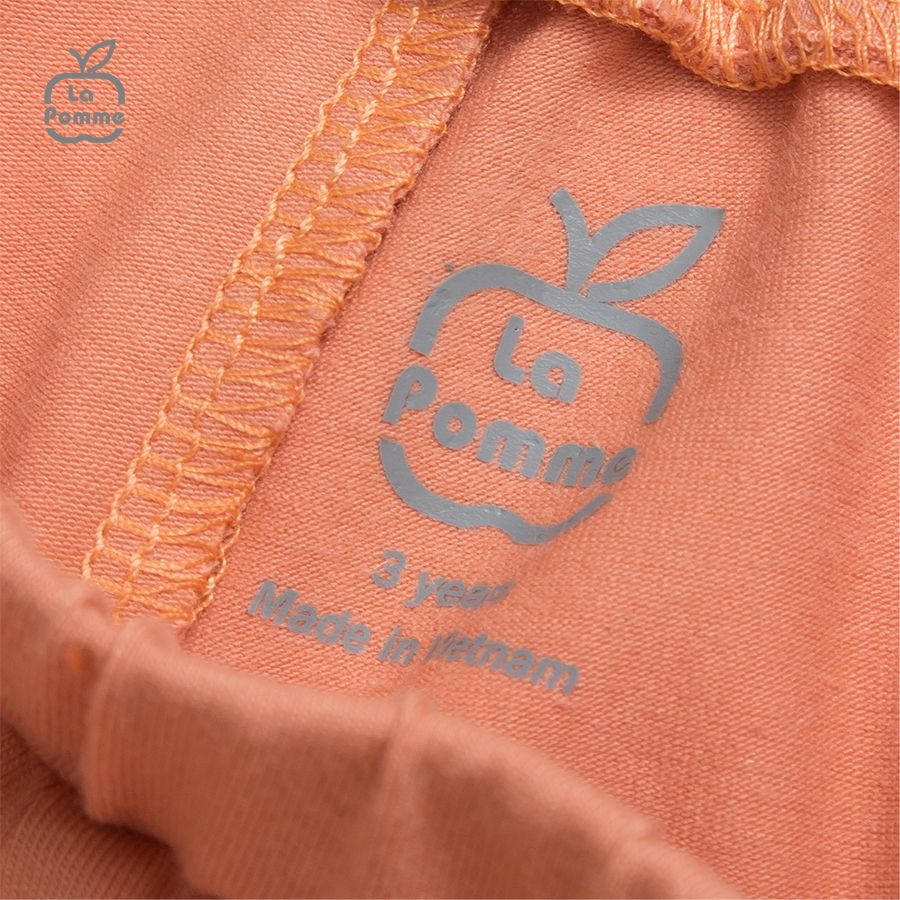 Bộ cộc tay La Pomme túi bèo - Trắng