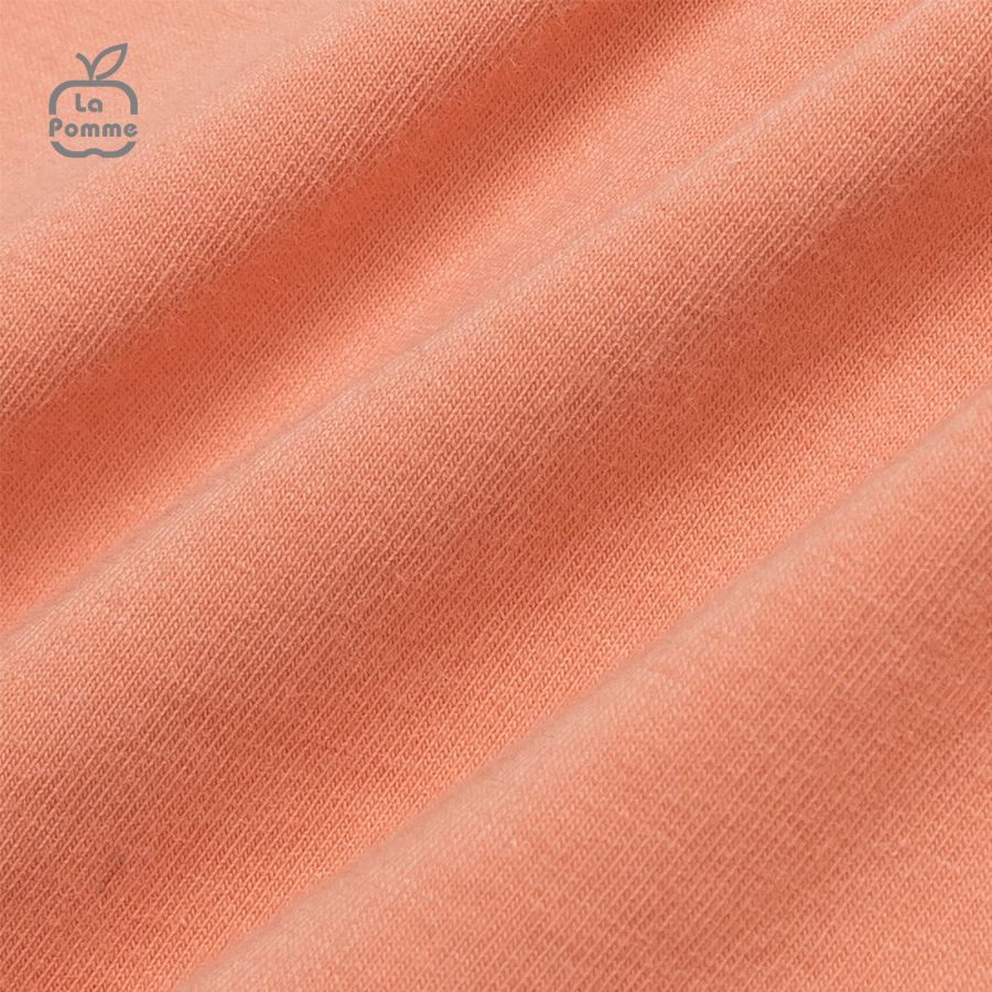 Bộ cộc tay La Pomme túi bèo - Trắng