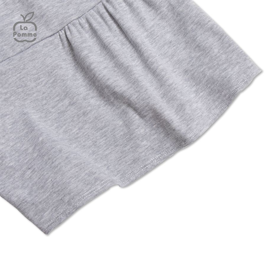 Bộ cộc tay La Pomme túi bèo - Trắng
