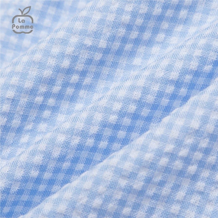 Bộ cộc tay La Pomme Caro vui nhộn - Xanh biển