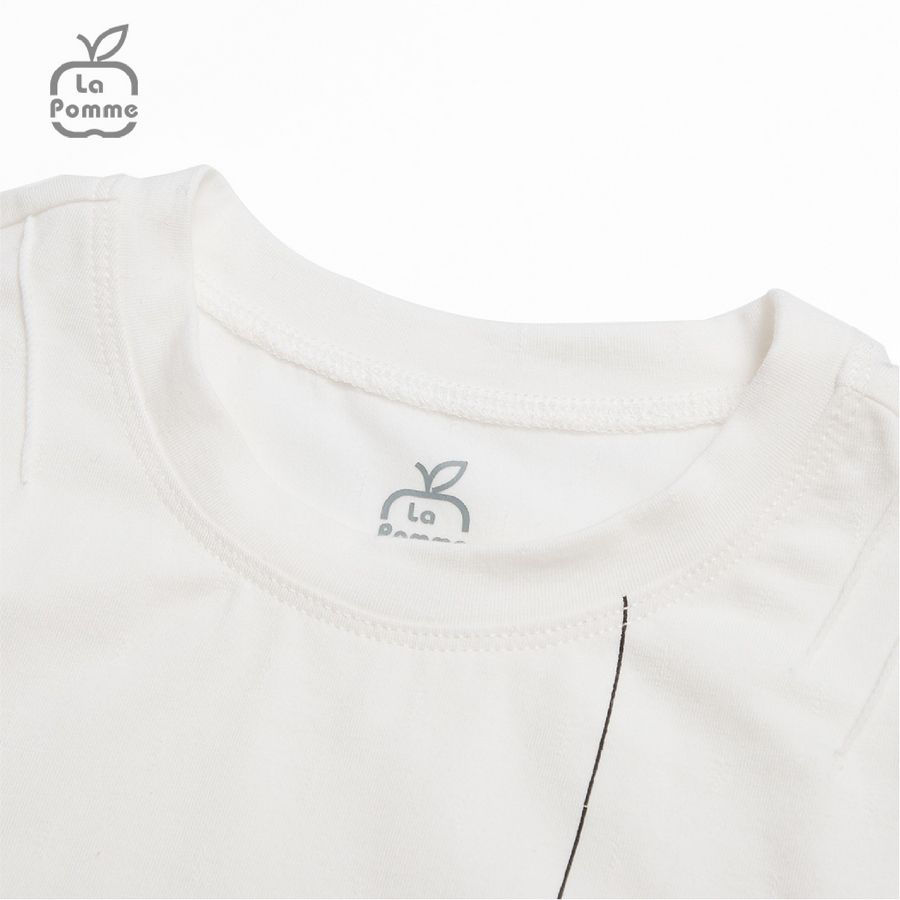 Bộ cộc tay La Pomme Caro vui nhộn - Xanh lá