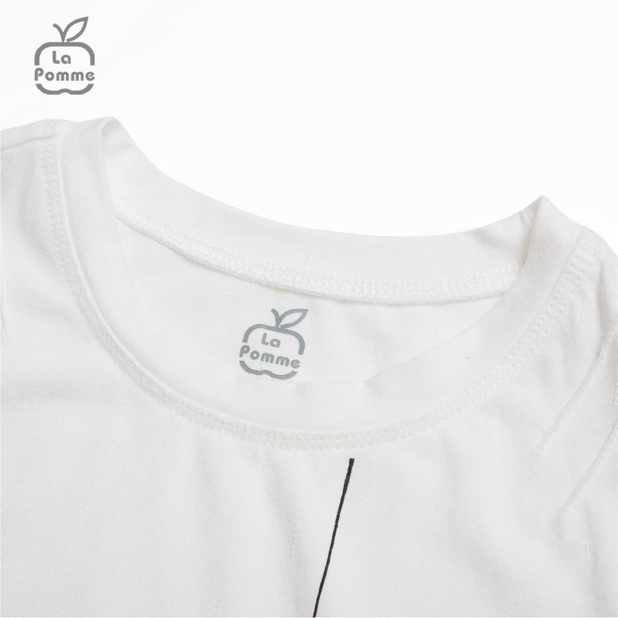 Bộ cộc tay La Pomme Caro vui nhộn - Xanh biển