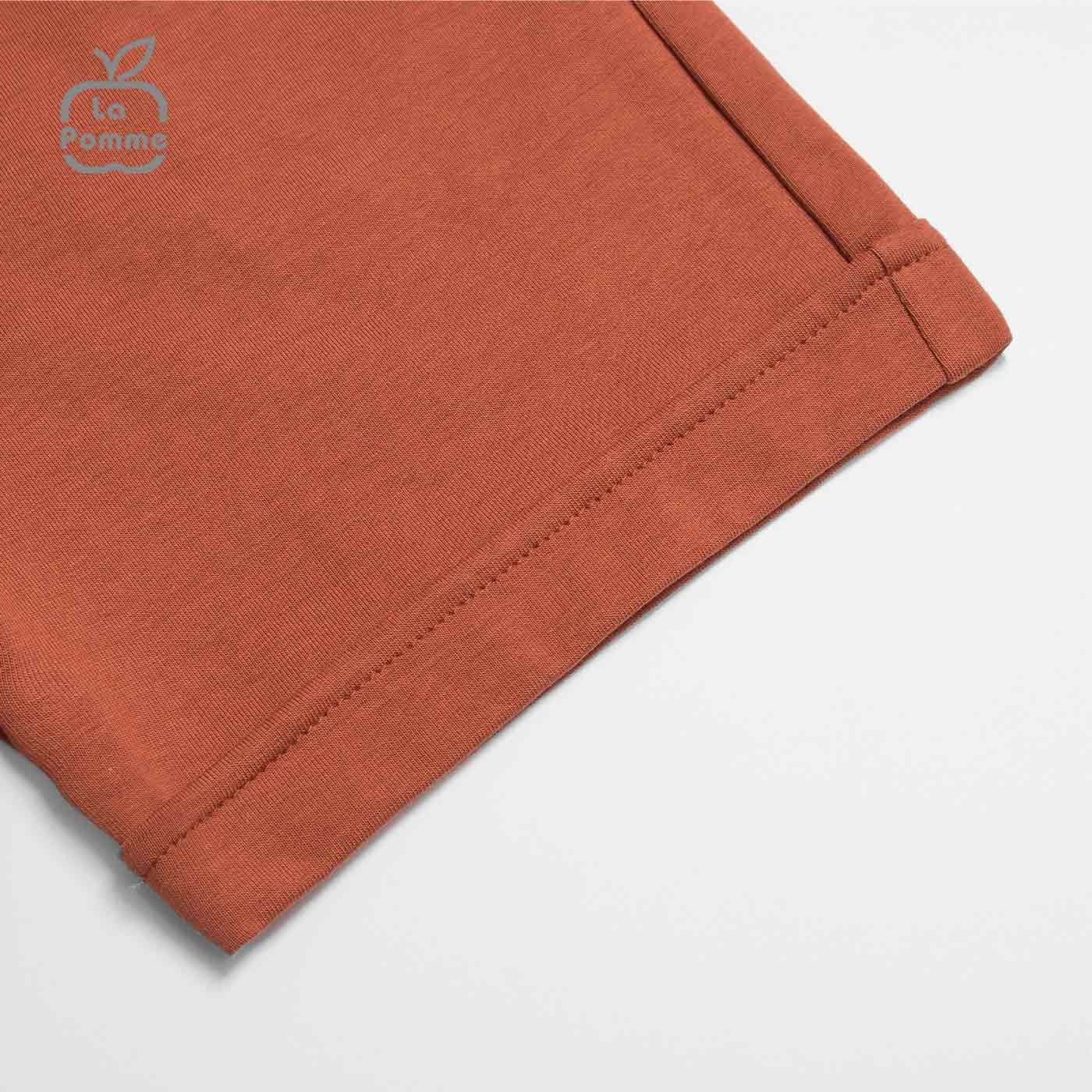 Bộ cộc tay La Pomme Smiling Polo - Be