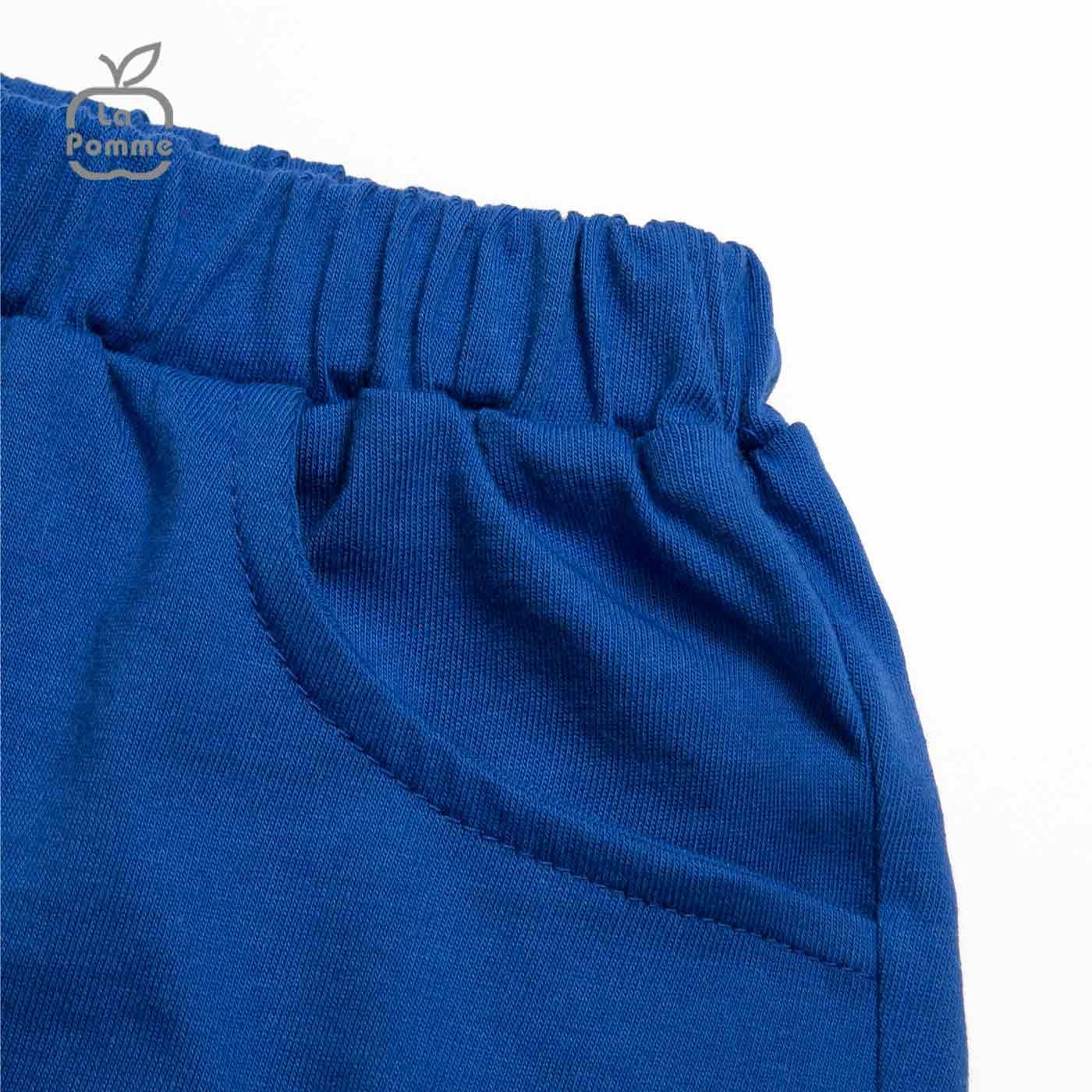 Bộ cộc tay La Pomme Smiling Polo - Be